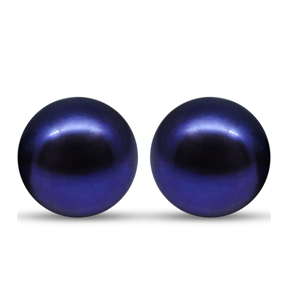 Conjunto Pepita con Perla Negra de Agua dulce ( Collar +Pendientes +Pulsera )