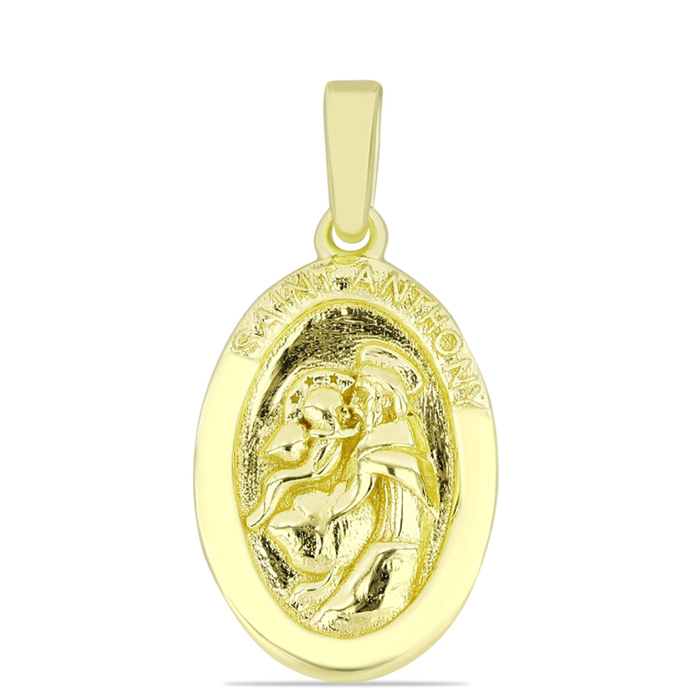 Colgante de Plata Bañada en Oro 1 