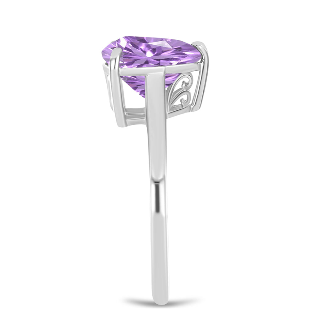 Anillo de Plata con Amatista Rosa de Francia 4 