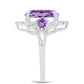 Anillo de Plata con Amatista Rosa de Francia