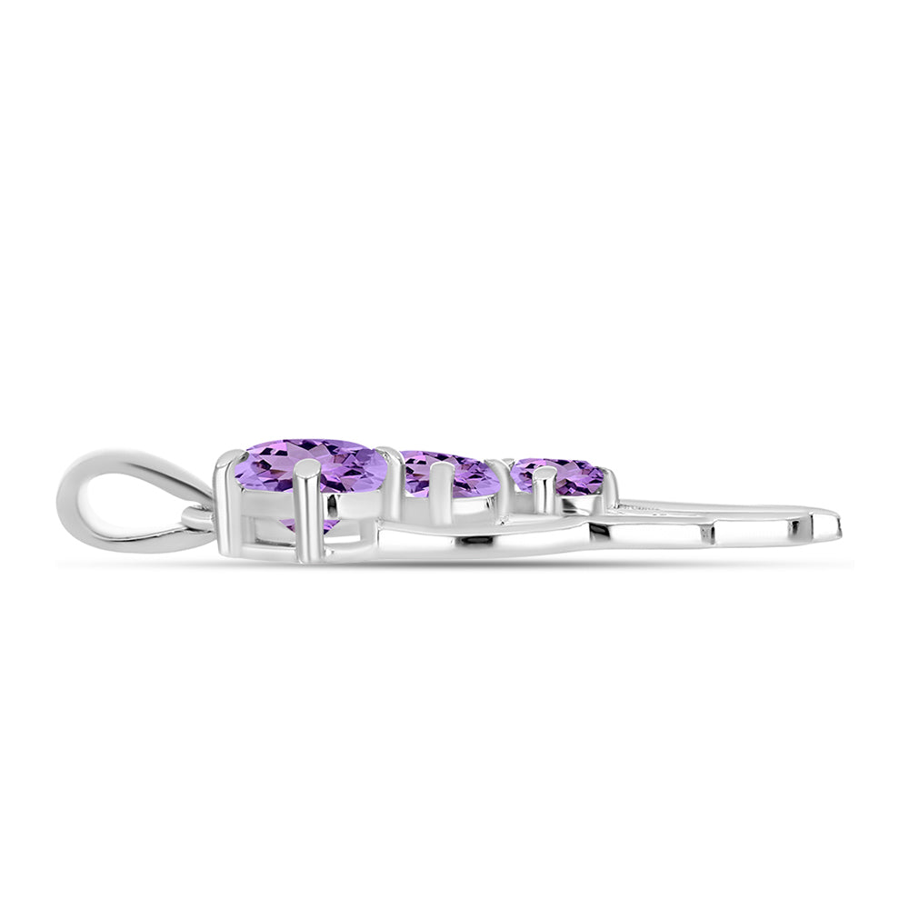 Colgante de Plata con Amatista Rosa de Francia 2 