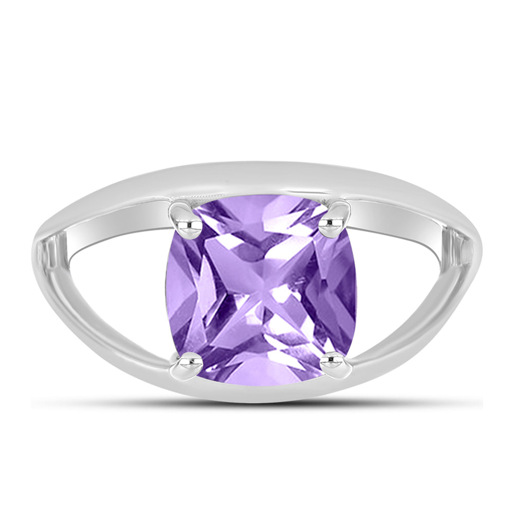 Anillo de Plata con Amatista Rosa de Francia