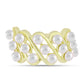 Anillo de Plata Bañada en Oro con Perla de Agua Dulce