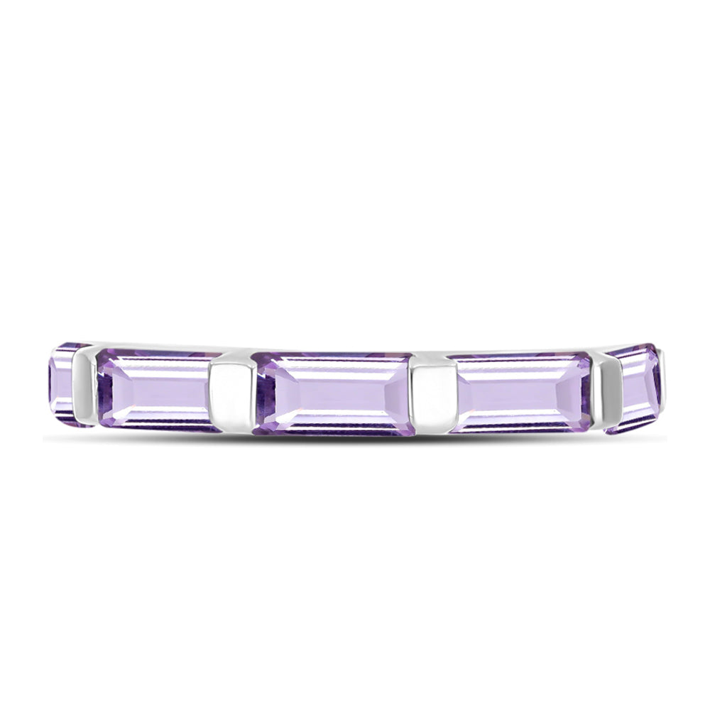 Anillo de Plata con Amatista Rosa de Francia 2 