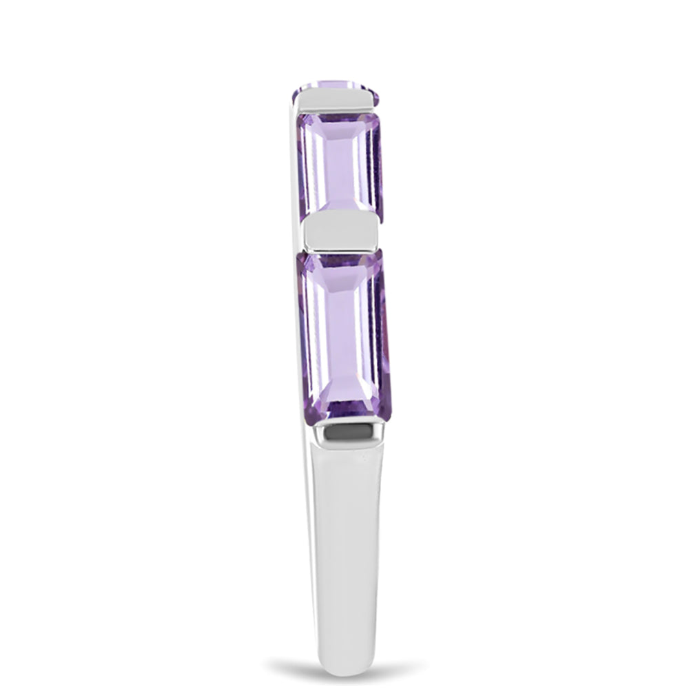 Anillo de Plata con Amatista Rosa de Francia