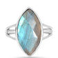 Anillo de Plata con Labradorita