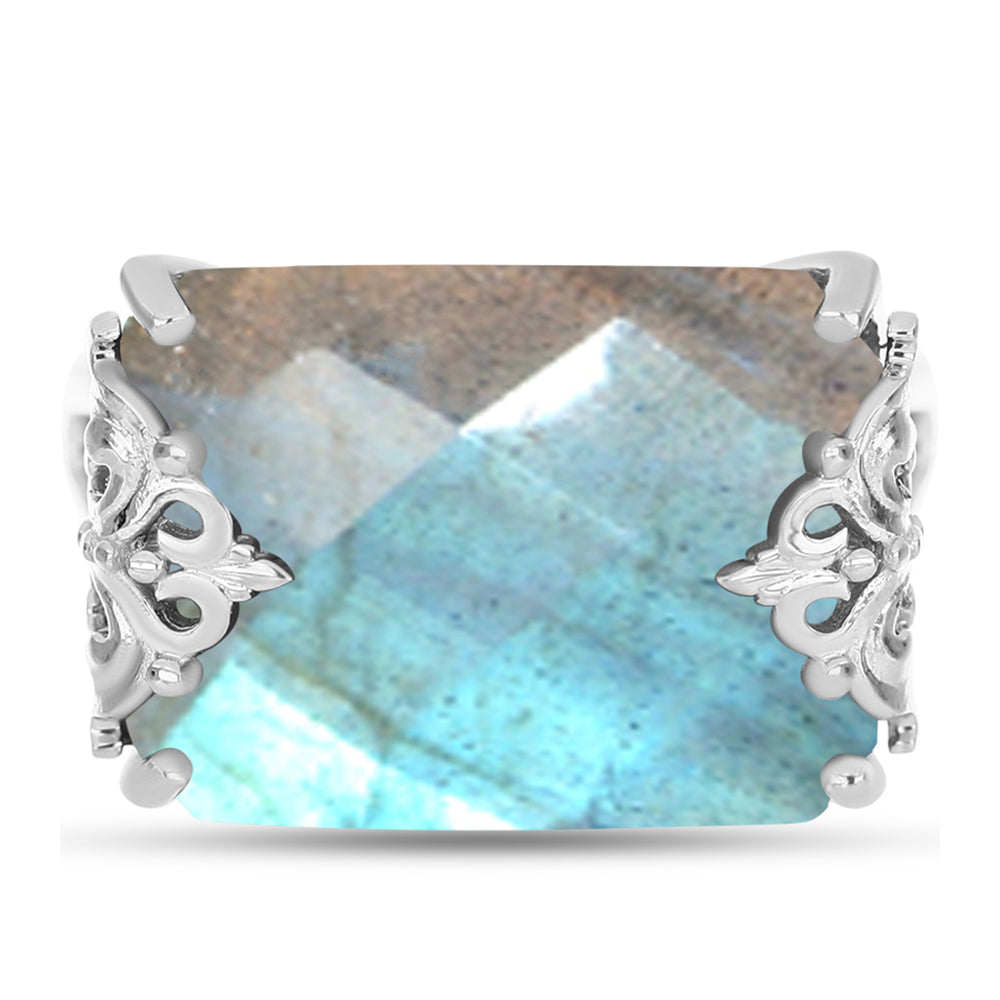 Anillo de Plata con Labradorita 1 