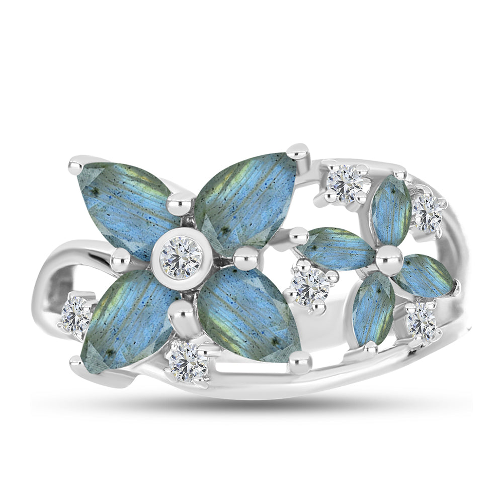 Anillo de Plata con Labradorita 1 