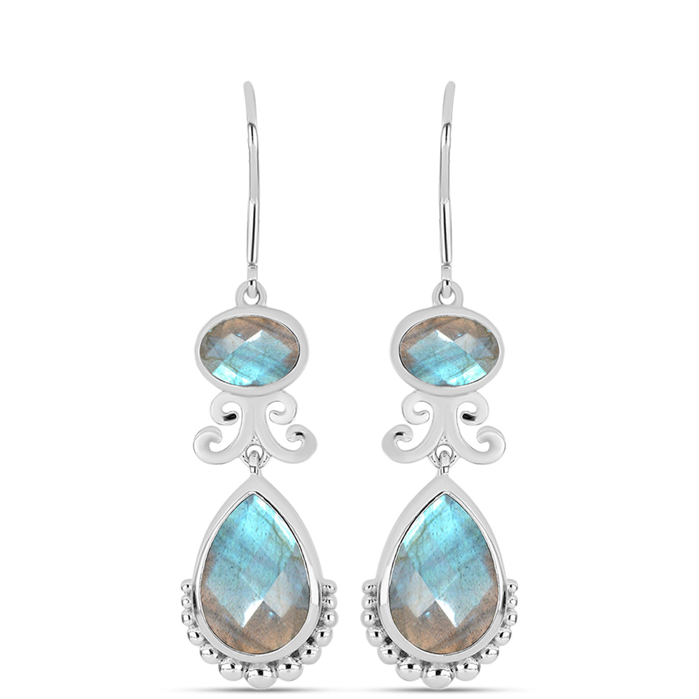 Pendientes de Plata con Labradorita 1 