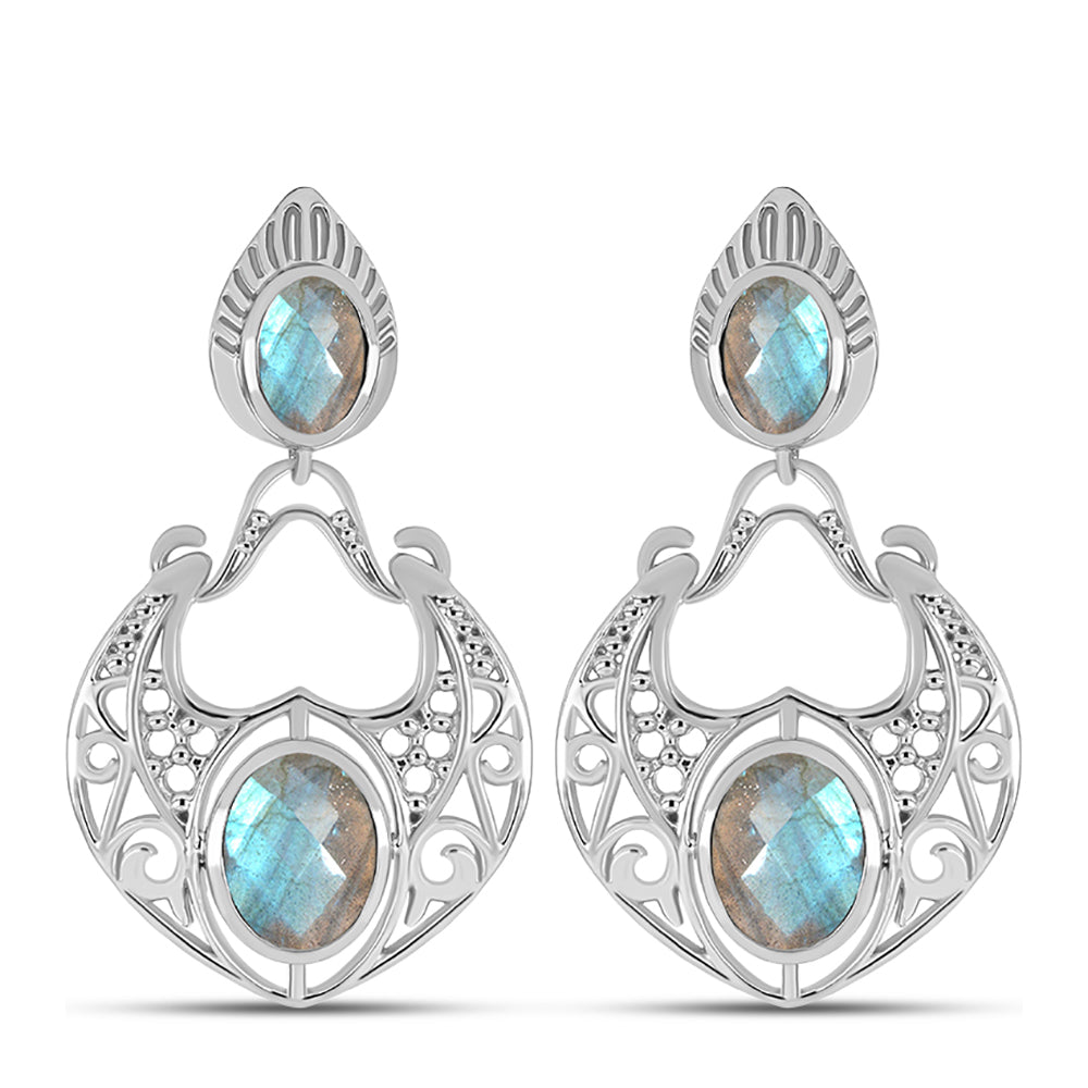 Pendientes de Plata con Labradorita 1 