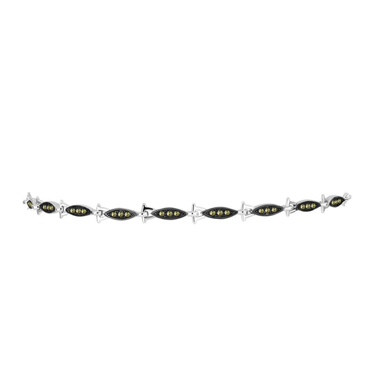 Pulsera de Plata con Marcasita de Austria