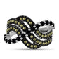 Anillo de Plata con Marcasita de Austria y Espinela Negra
