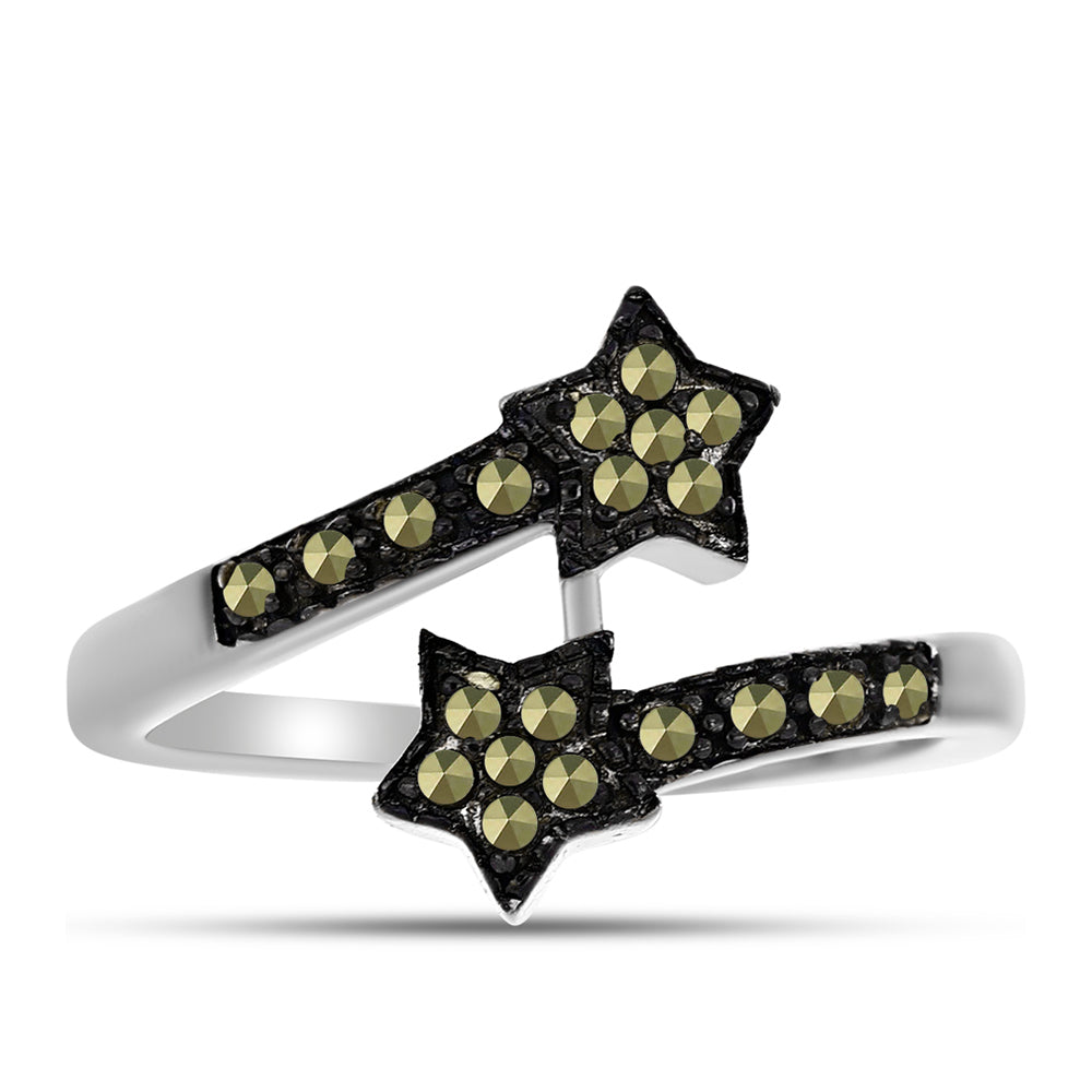 Anillo de Plata con Marcasita de Austria 1 