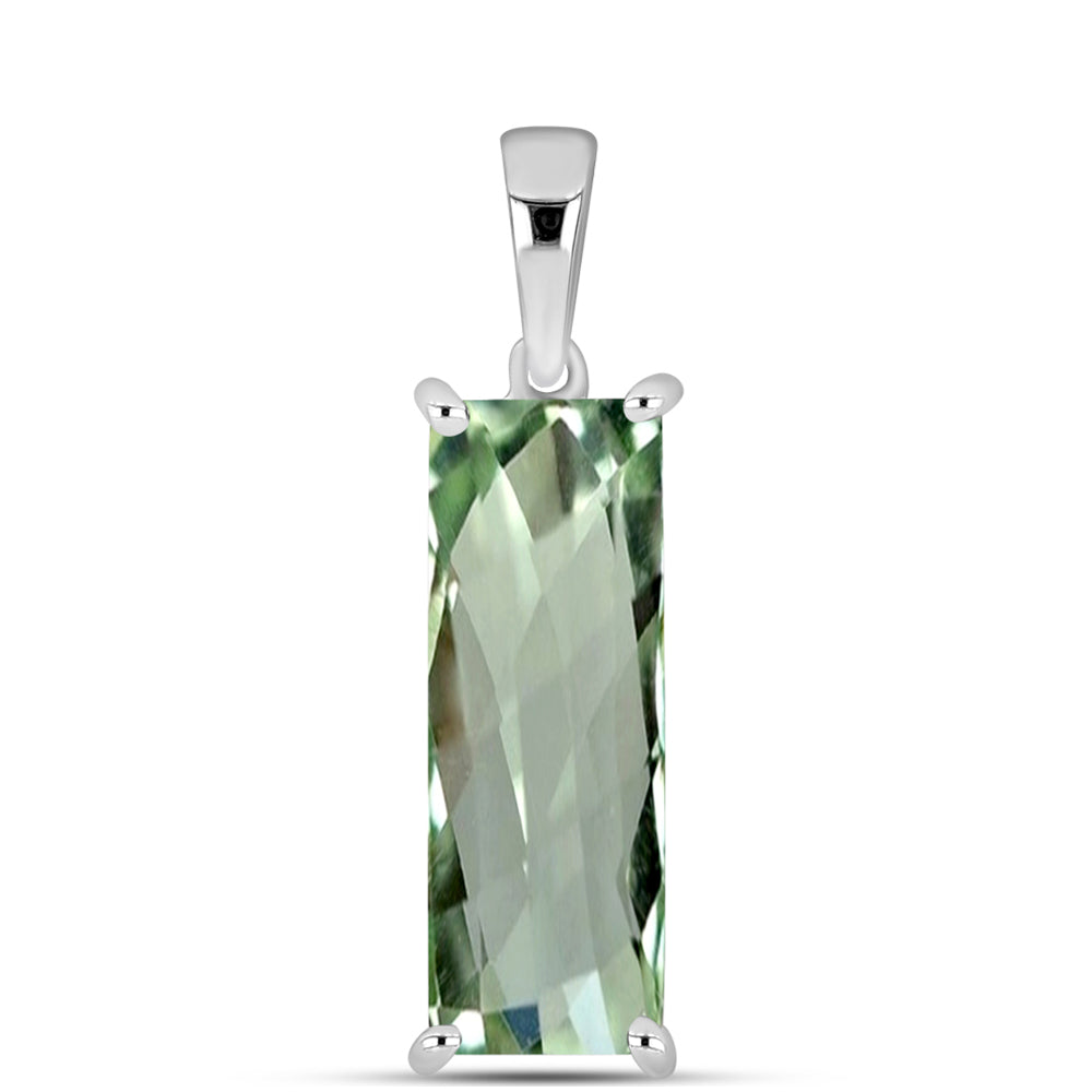 Colgante de Plata con Amatista Verde 1 
