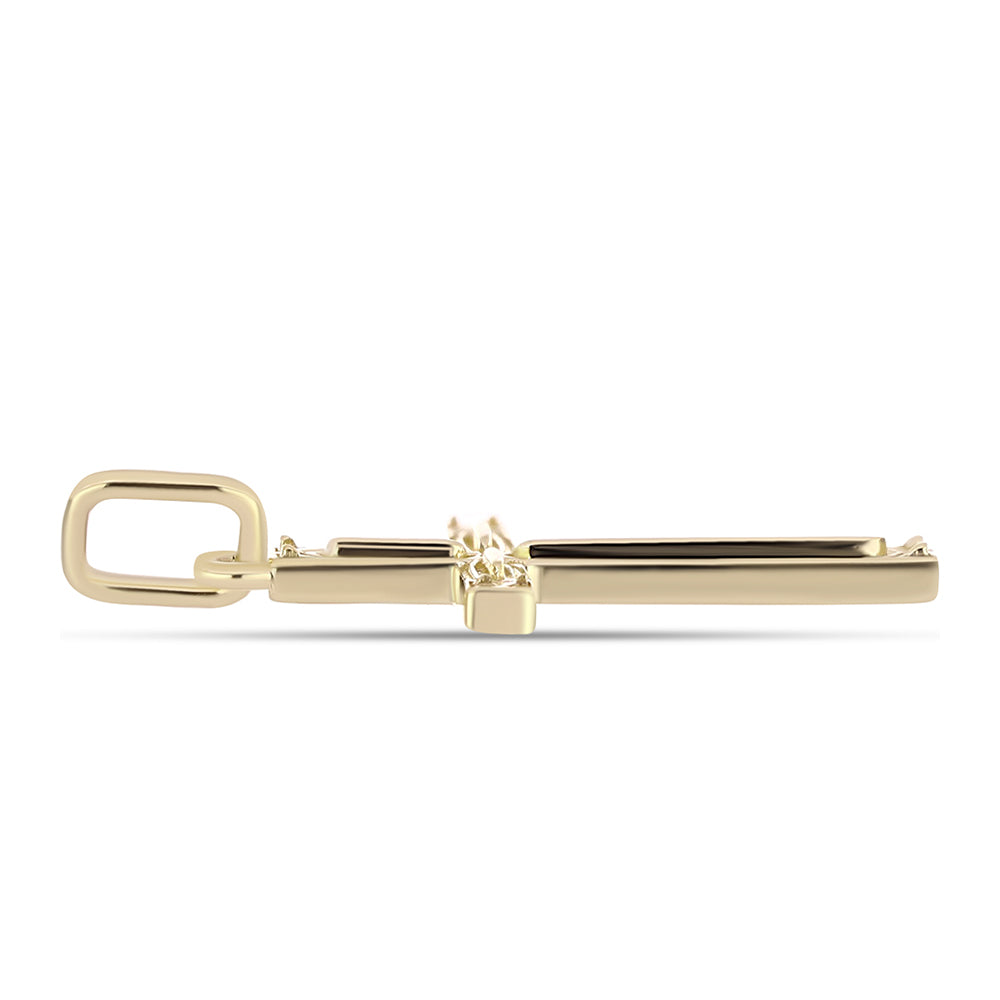 Cruz Colgante de Oro 14K 2 