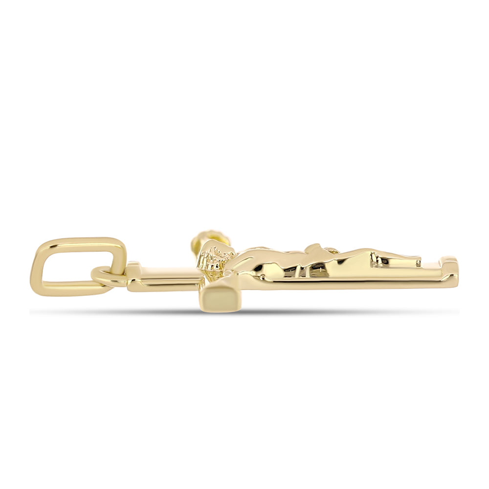 Cruz Colgante de Oro 14K 2 