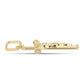 Cruz Colgante de Oro 14K