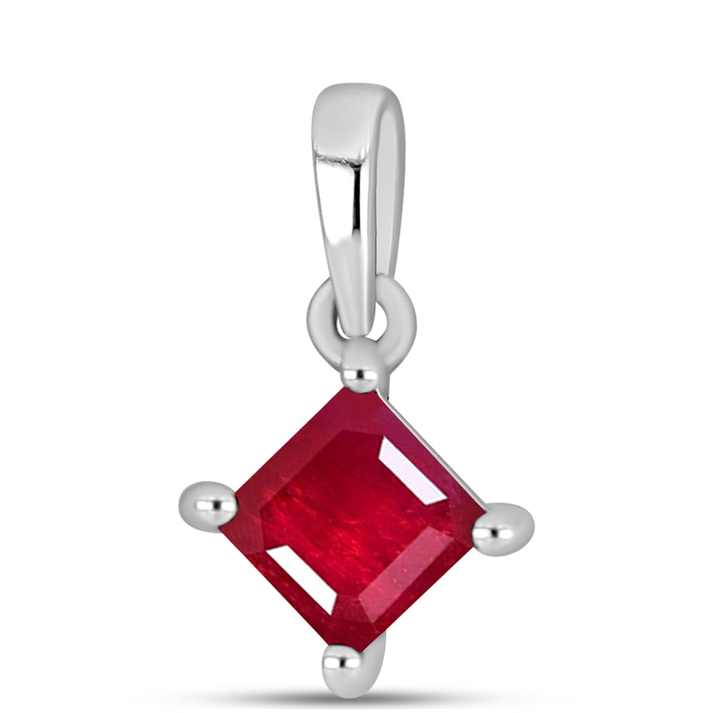 Colgante de Plata con Rubí de Madagascar 1 