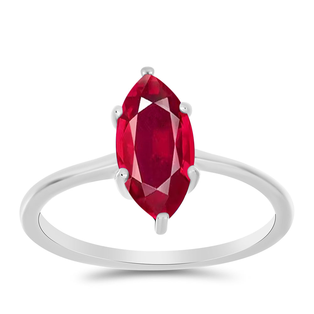 Anillo de Plata con Rubí de Madagascar 1 