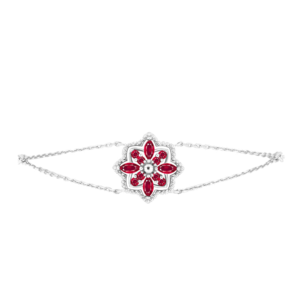 Pulsera de Plata con Rubí de Madagascar 2 