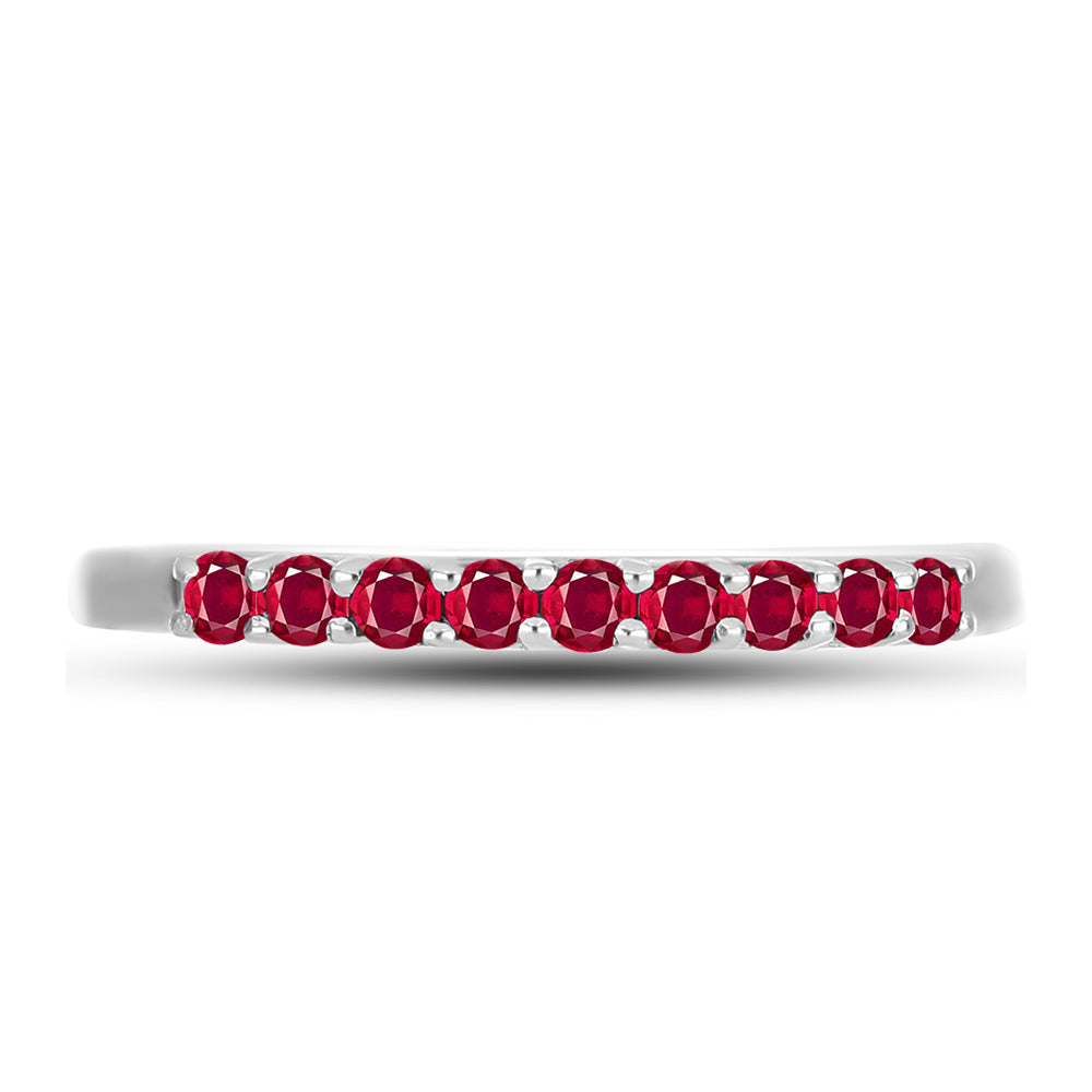 Anillo de Plata con Rubí de Madagascar