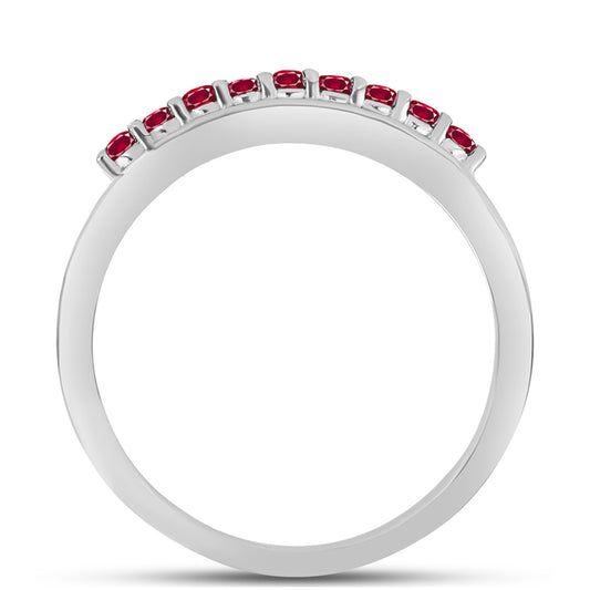 Anillo de Plata con Rubí de Madagascar