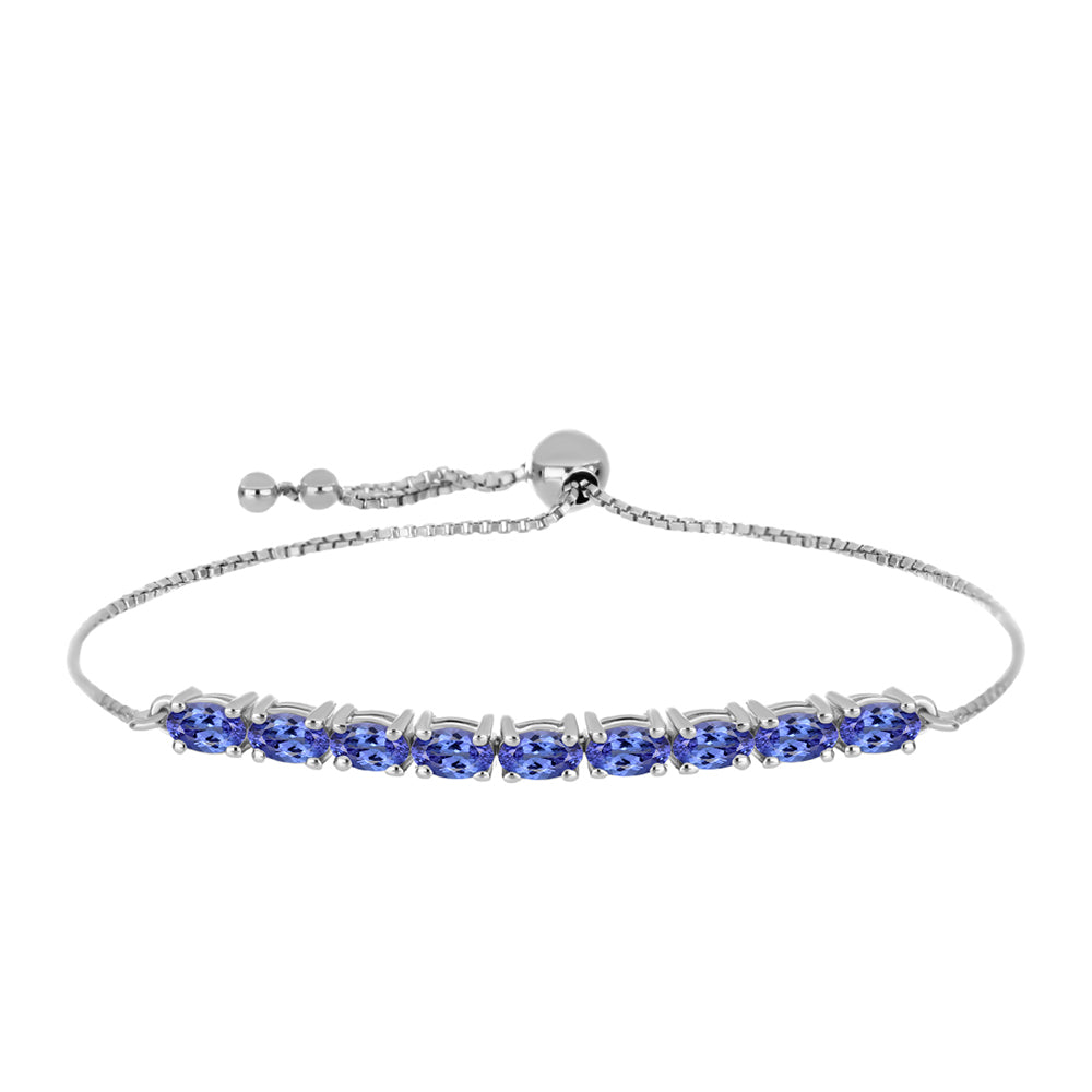 Pulsera de Plata con Tanzanita