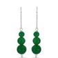 Pendientes de Plata con Cuarzo verde de Spruce Pine
