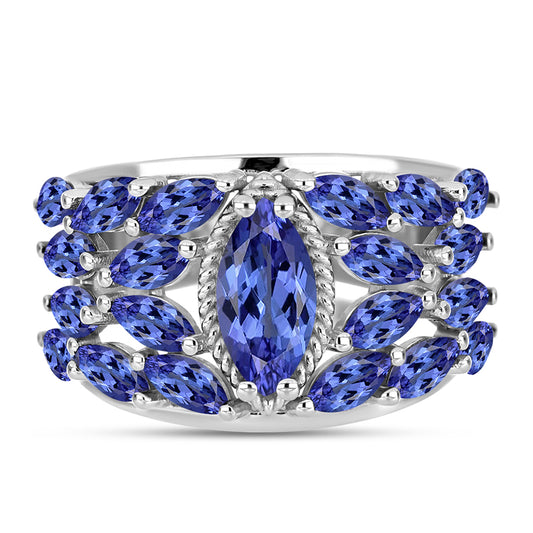 Anillo de Plata con Tanzanita
