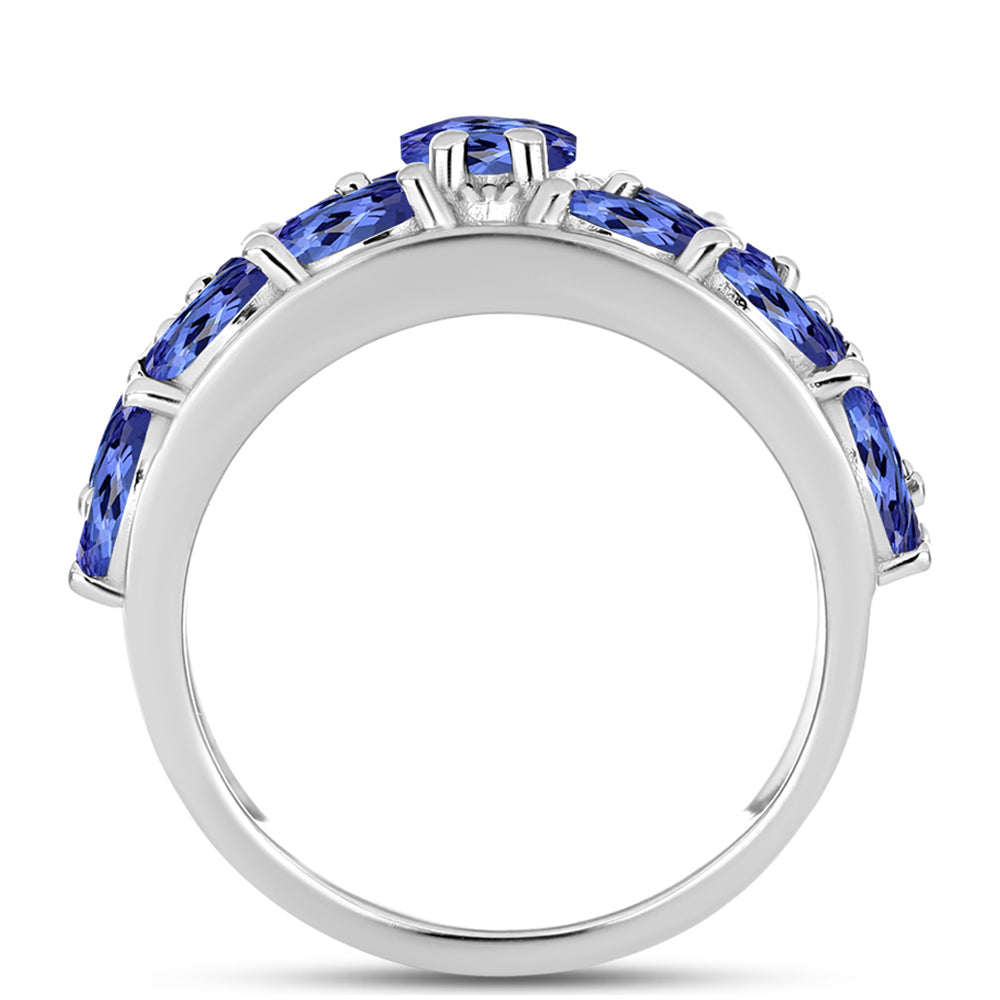 Anillo de Plata con Tanzanita 2 