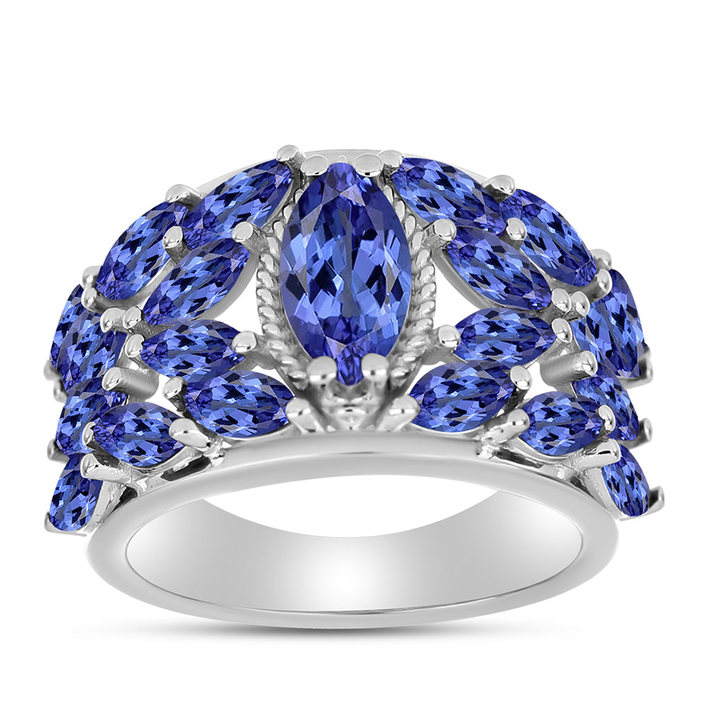 Anillo de Plata con Tanzanita 3 