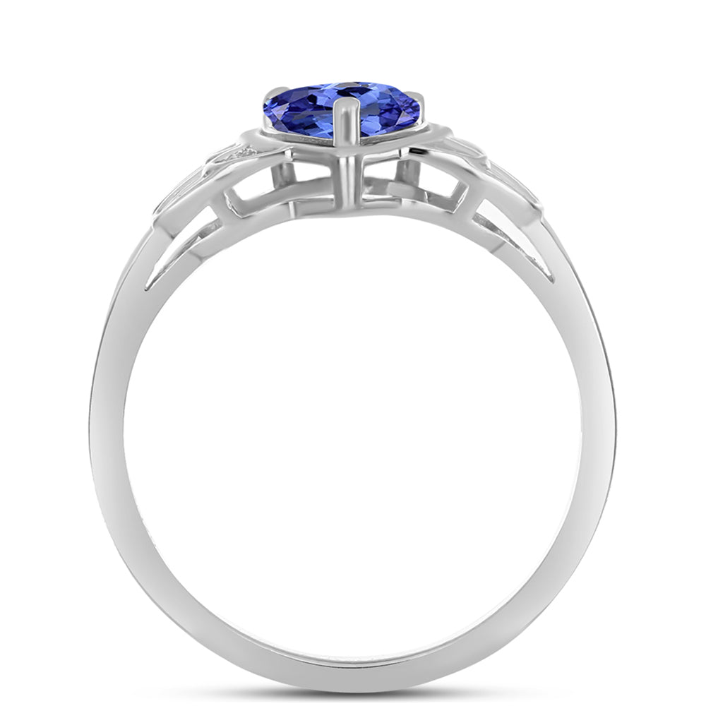 Anillo de Plata con Tanzanita