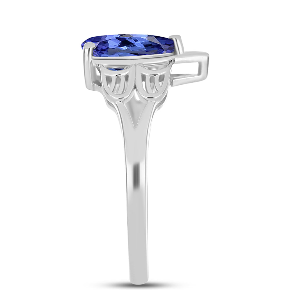 Anillo de Plata con Tanzanita 4 