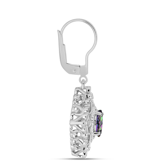 Pendientes de Plata con Tanzanita