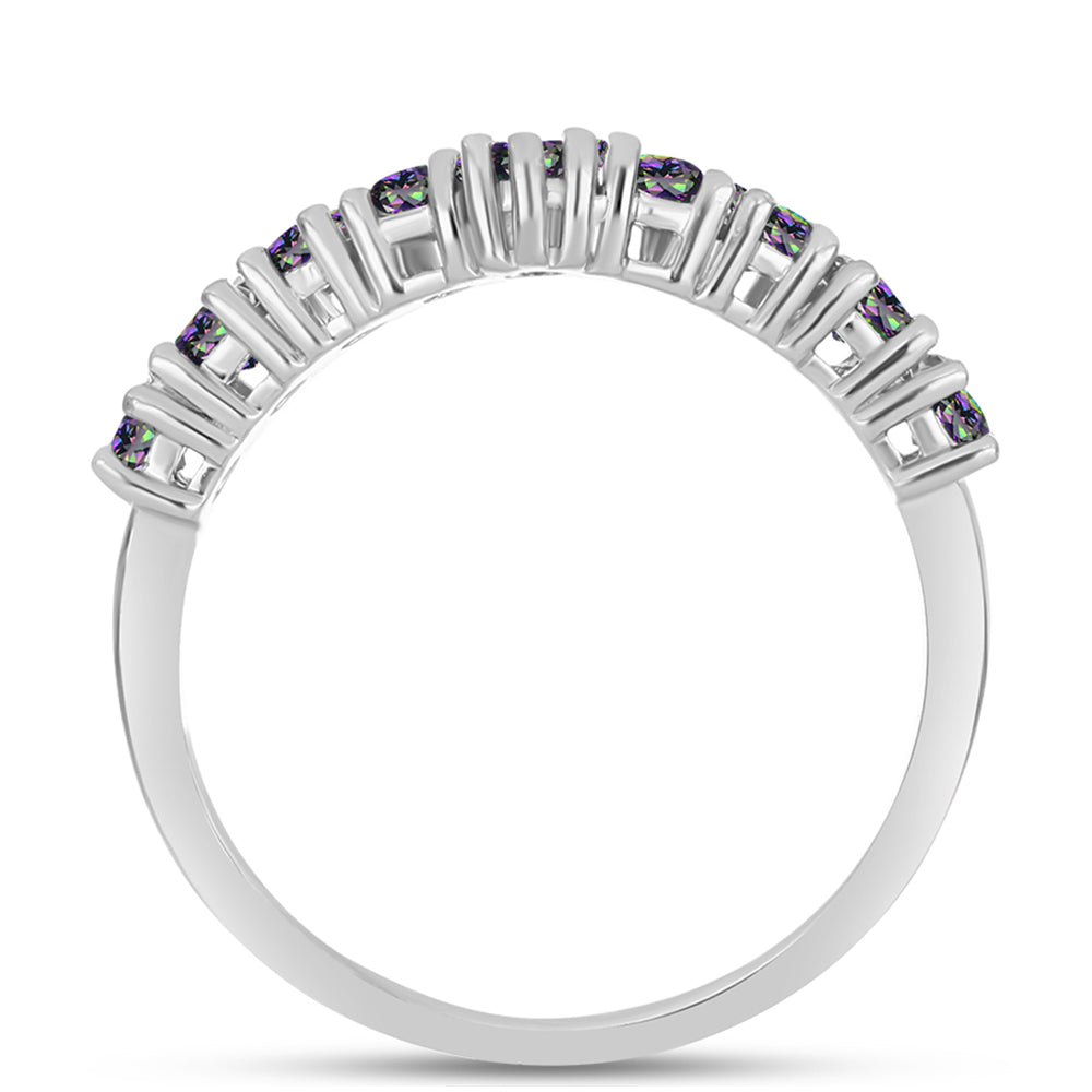 Anillo de Plata con Topacio Místico 2 