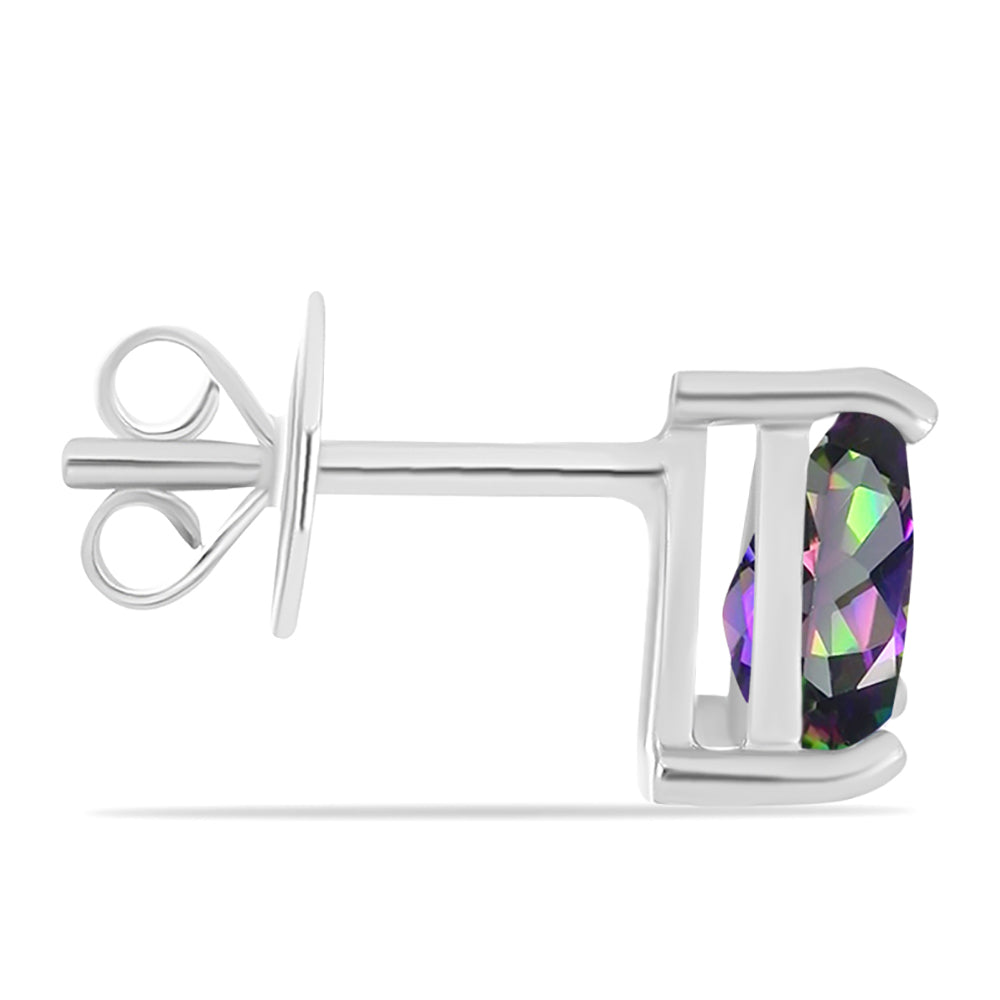 Pendientes de Plata con Topacio Místico 2 