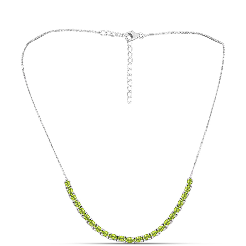 Collar de Plata con Peridoto de Changbai 1 