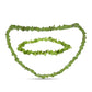 Conjunto Pepita con Peridoto de Changbai ( Collar +Pulsera )