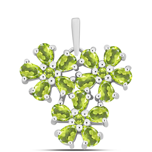 Colgante de Plata con Peridoto de Changbai