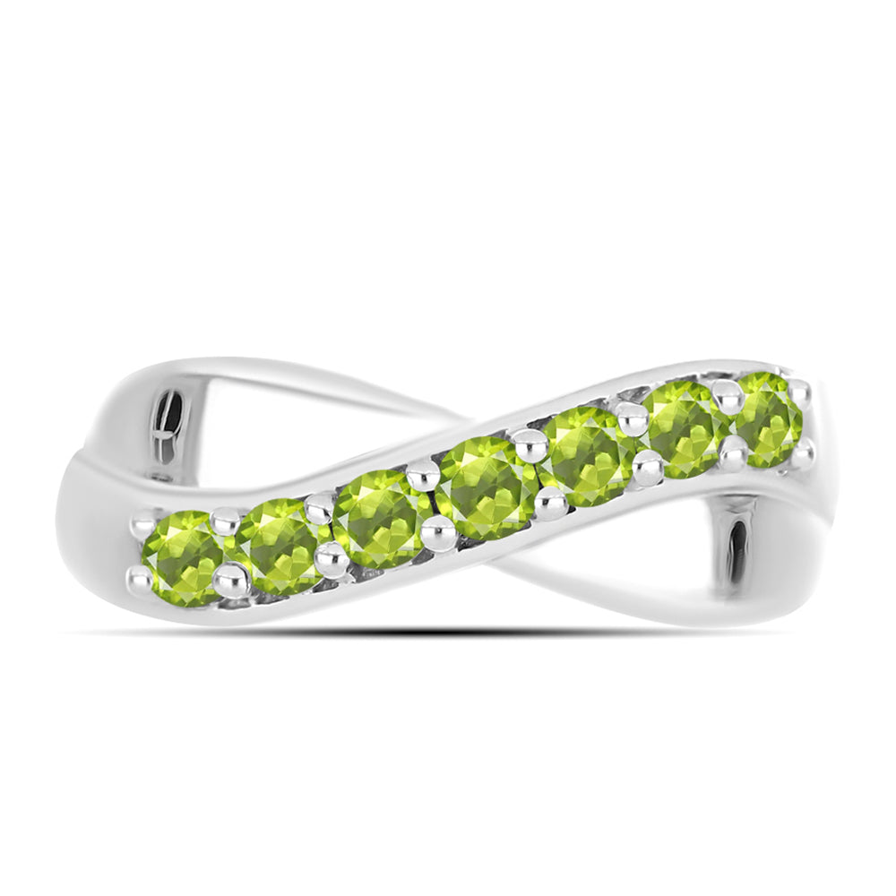 Anillo de Plata con Peridoto de Changbai 1 