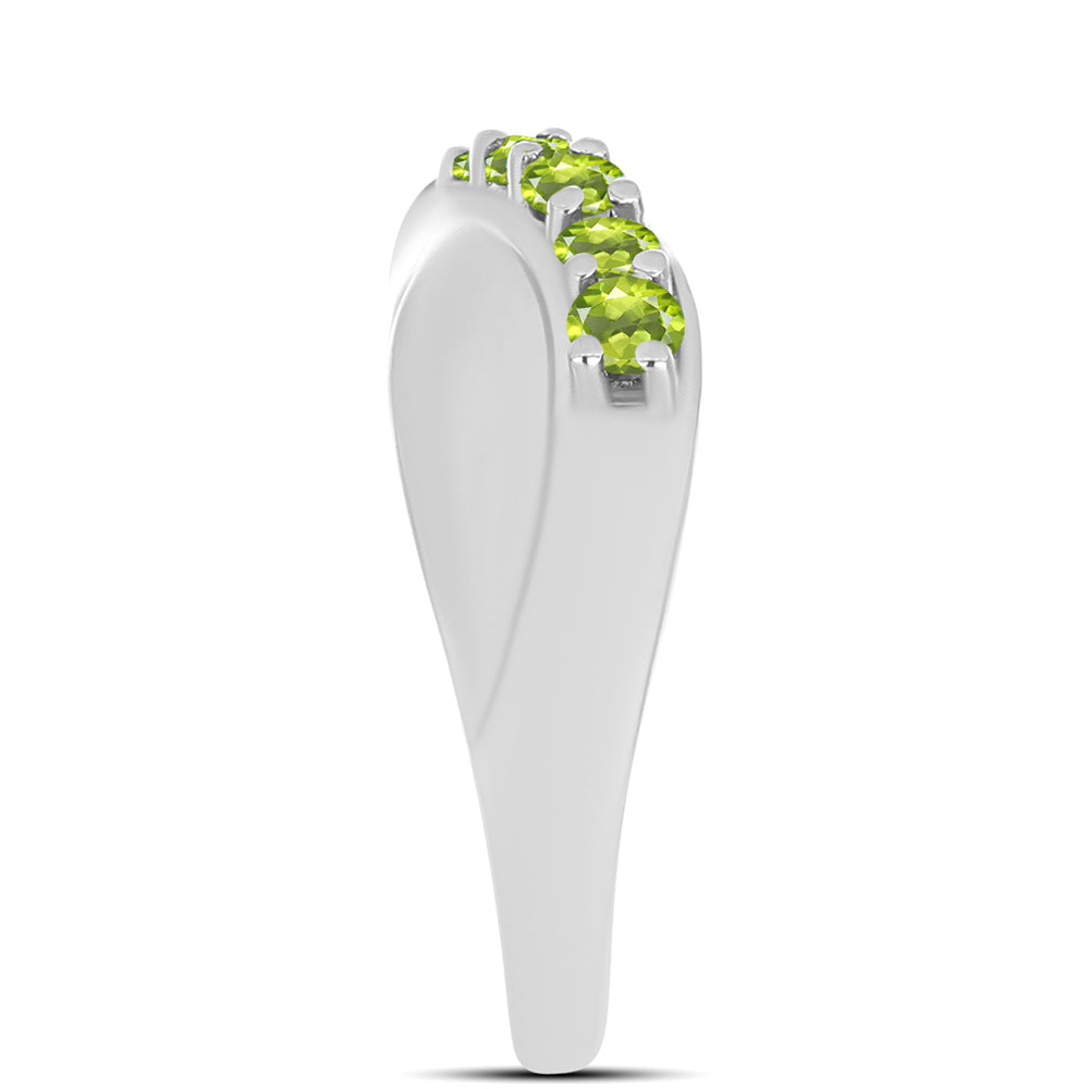 Anillo de Plata con Peridoto de Changbai 4 