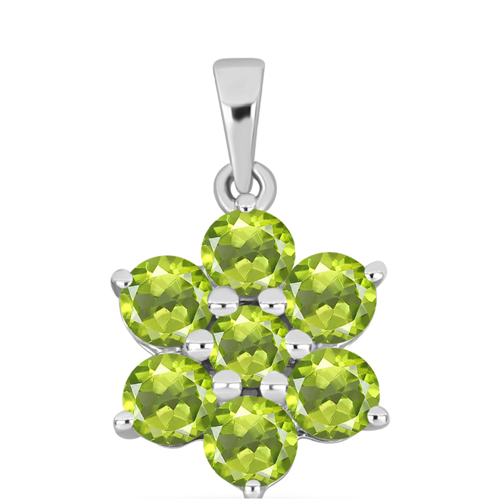 Colgante de Plata con Peridoto de Changbai 1 