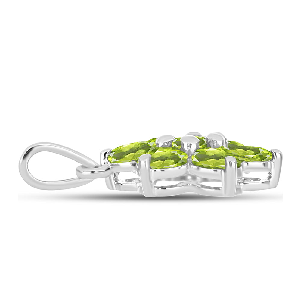 Colgante de Plata con Peridoto de Changbai 2 
