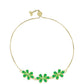Pulsera de Plata Bañada en Oro con Ópalo Verde Etíope de Lega Dembi
