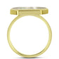 Anillo de Plata Bañada en Oro con Madreperla