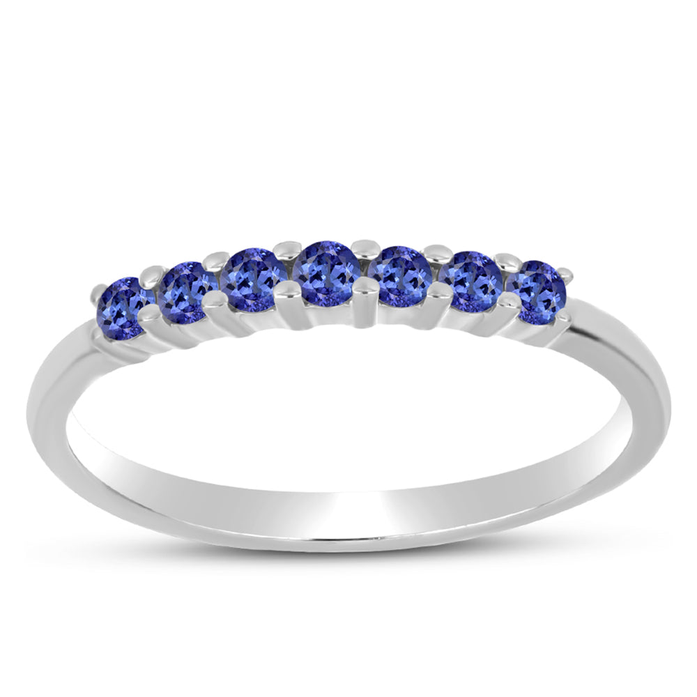 Anillo de Plata con Tanzanita AAA 3 