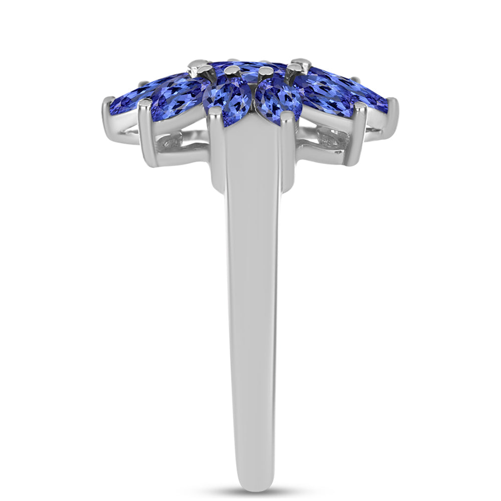 Anillo de Plata con Tanzanita AAA
