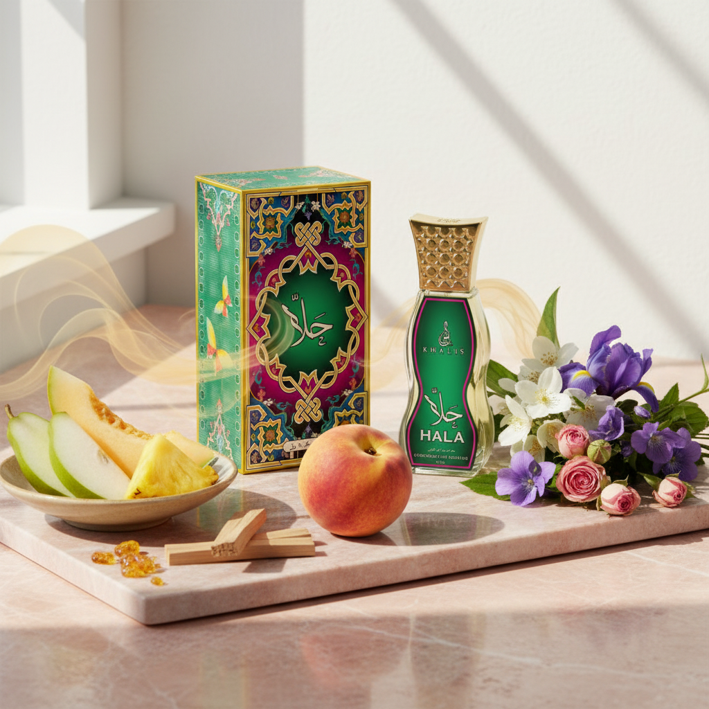 HALA 20 ml, perfume en aceite, fragancia floral afrutada para mujeres 3 