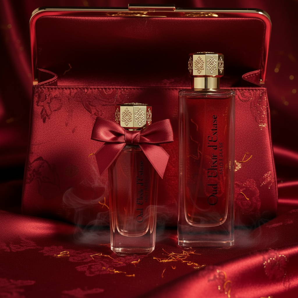 Linn Young EDP 100ml + 30ml "Oud Elixir Red" ámbar floral 7 