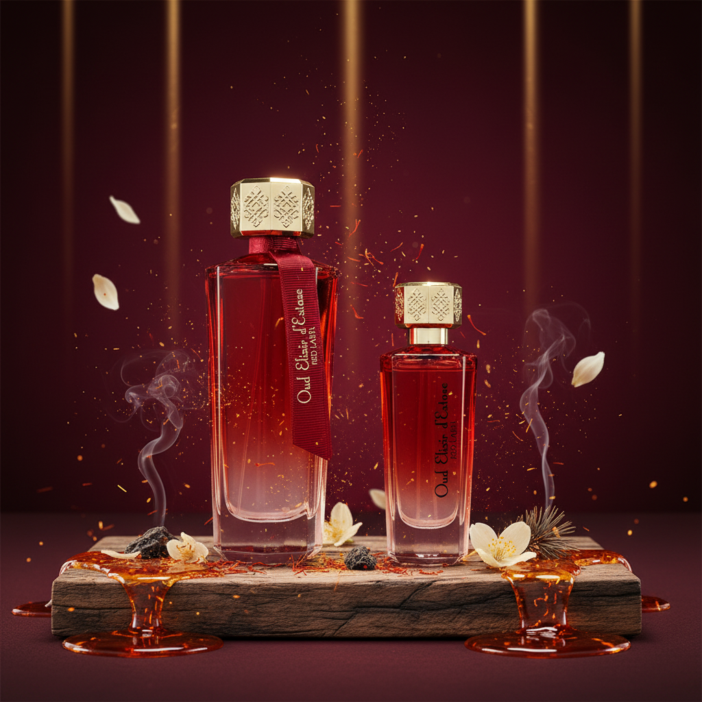 Linn Young EDP 100ml + 30ml "Oud Elixir Red" ámbar floral